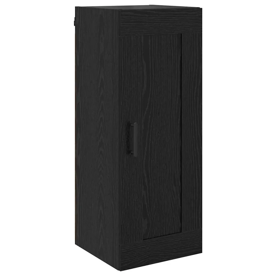 Meuble mural Chêne noir 34,5 x 34 x 90 cm Bois d'ingénierie - 2
