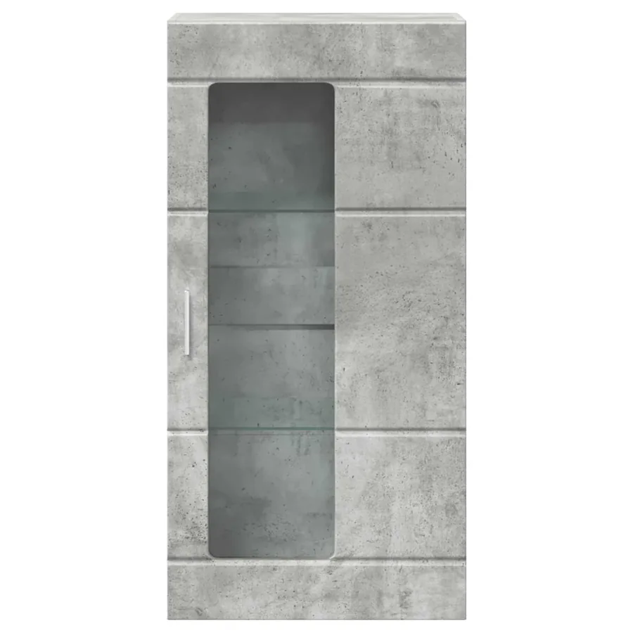 Cabinet en Bois Gris béton 50 x 29 x 100 cm Bois d'ingénierie - 6