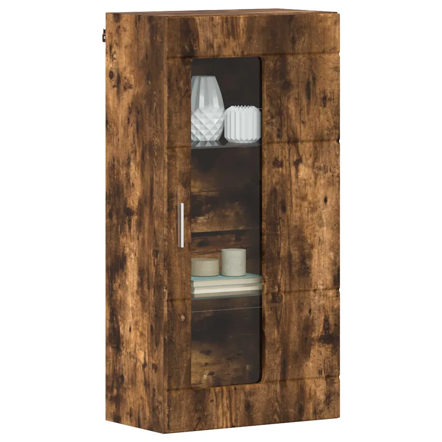 Cabinet en Bois Chêne fumé Bois d'ingénierie - 3