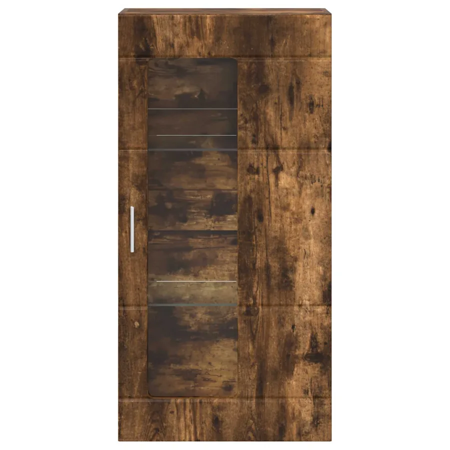 Cabinet en Bois Chêne fumé Bois d'ingénierie - 6