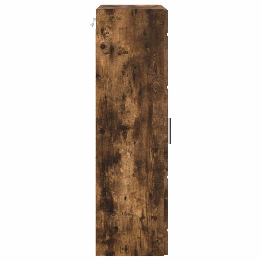 Cabinet en Bois Chêne fumé Bois d'ingénierie - 7