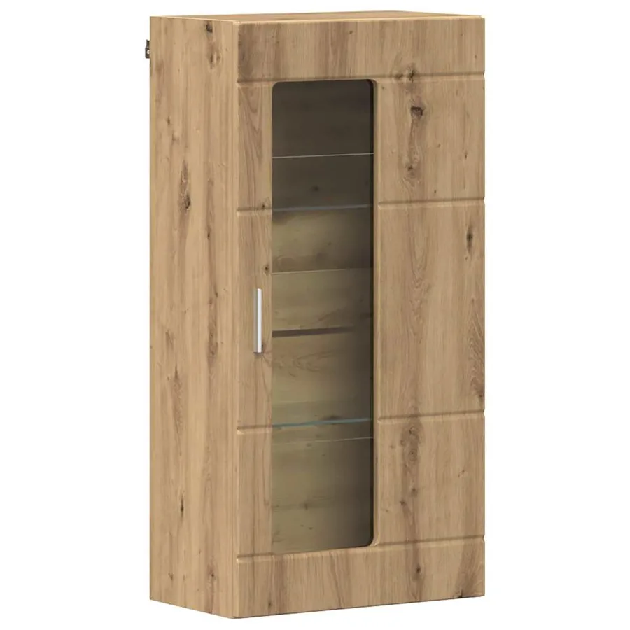 Cabinet en Bois Chêne artisanal Bois d'ingénierie - 2