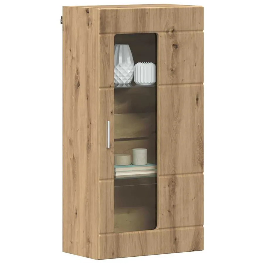 Cabinet en Bois Chêne artisanal Bois d'ingénierie - 3