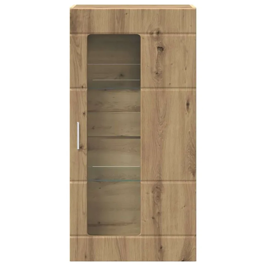 Cabinet en Bois Chêne artisanal Bois d'ingénierie - 6