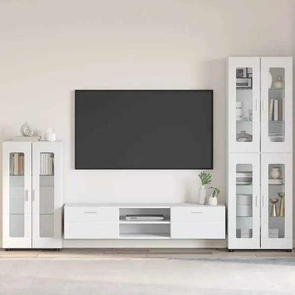 Buffet FLORIN Blanc 55,5 x 29 x 100 cm Bois d'ingénierie
