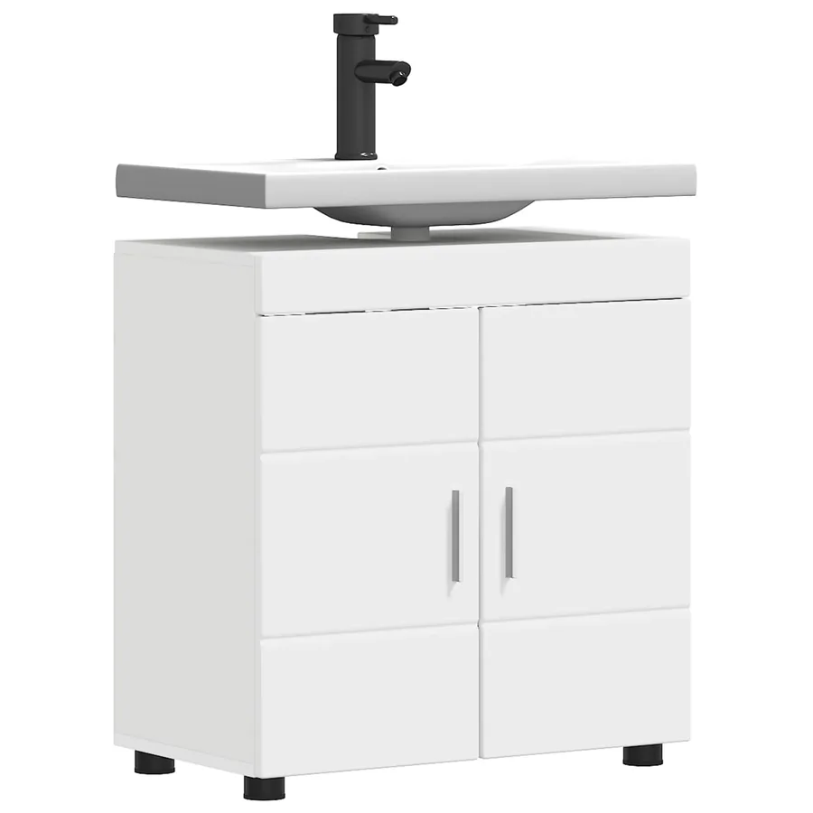 Ensemble d'armoire de salle de bain TULUM Blanc 60 x 34 x 63 cm - 3