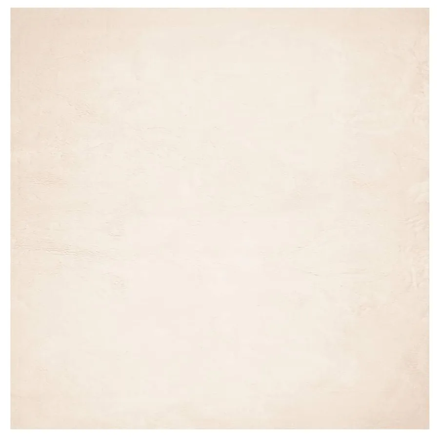 Tapis HUARTE à poils courts doux et lavable beige 120x120 cm - 2