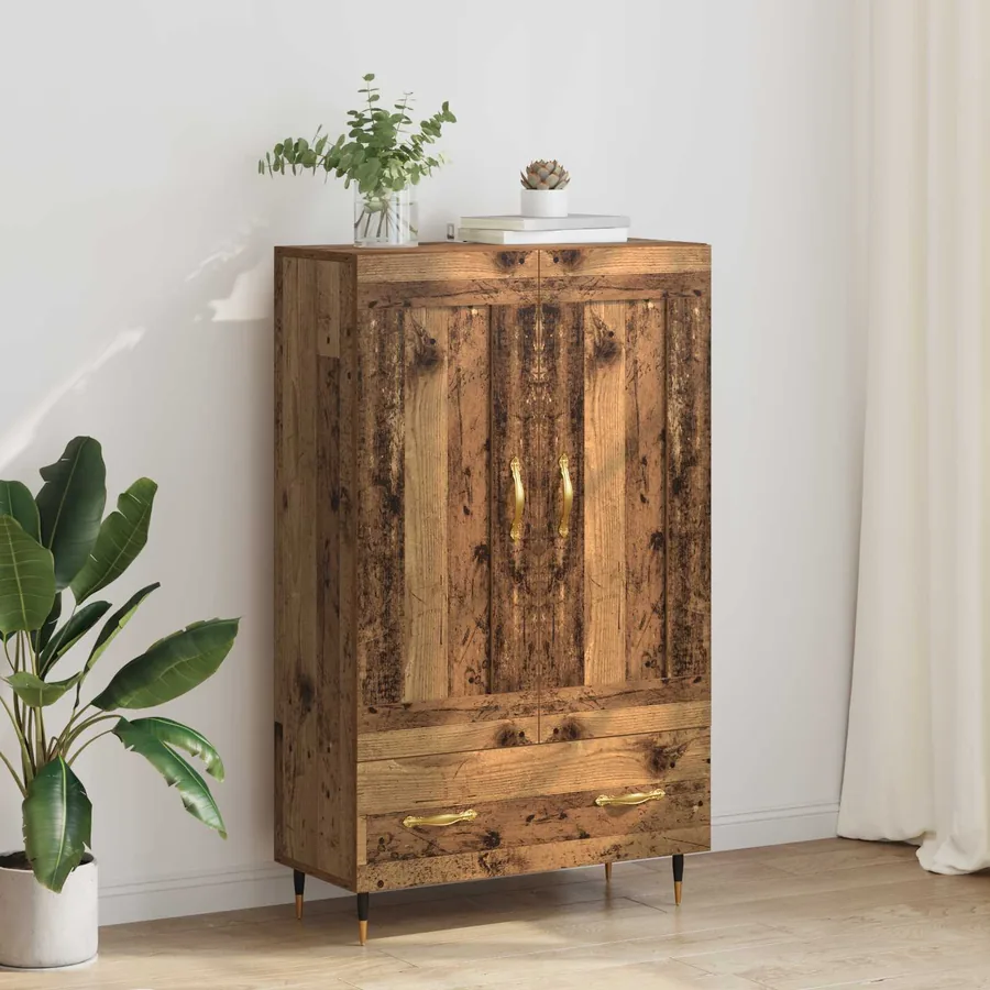Haut Armoire Bois Ancien 69,5 x 31 x 115 cm Bois d'ingénierie