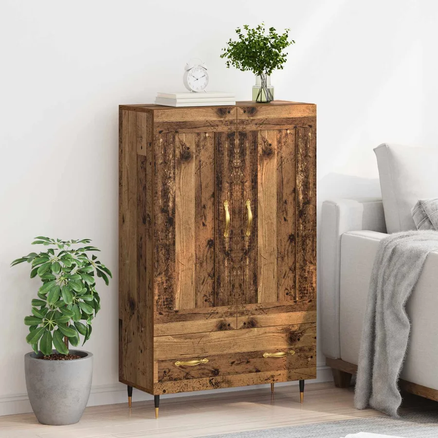 Haut Armoire Bois Ancien 69,5 x 31 x 115 cm Bois d'ingénierie - 4