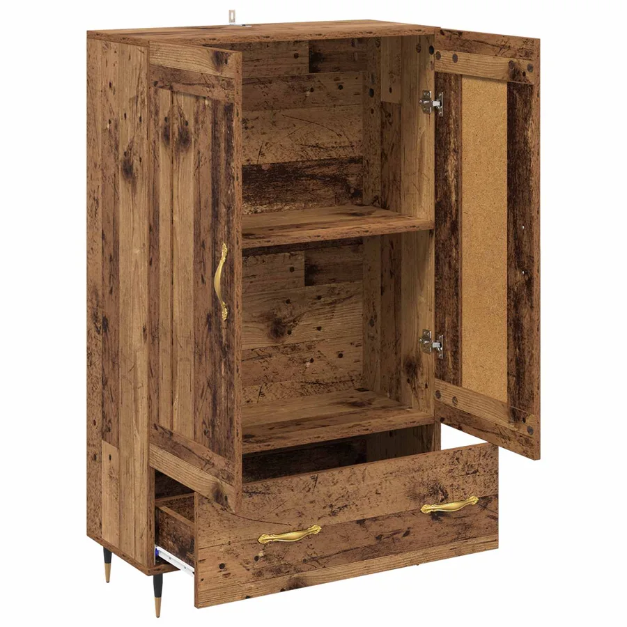 Haut Armoire Bois Ancien 69,5 x 31 x 115 cm Bois d'ingénierie - 5