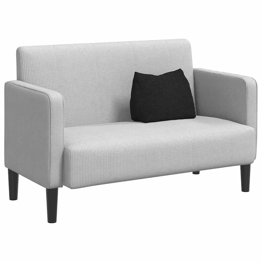 Coussin de Dos Noir 45 x 20 x 35 cm tissu - 3