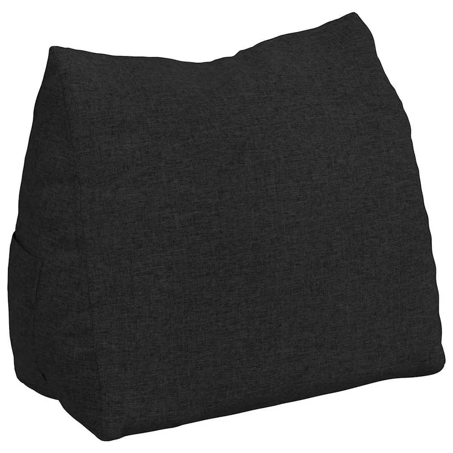 Coussin de Dos Noir 60 x 20 x 50 cm tissu - 2