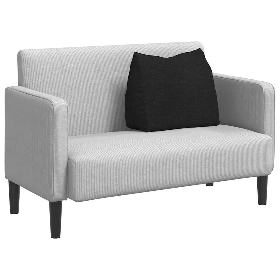 Coussin de Dos Noir 60 x 20 x 50 cm tissu - 3