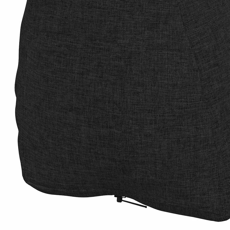 Coussin de Dos Noir 60 x 20 x 50 cm tissu - 9