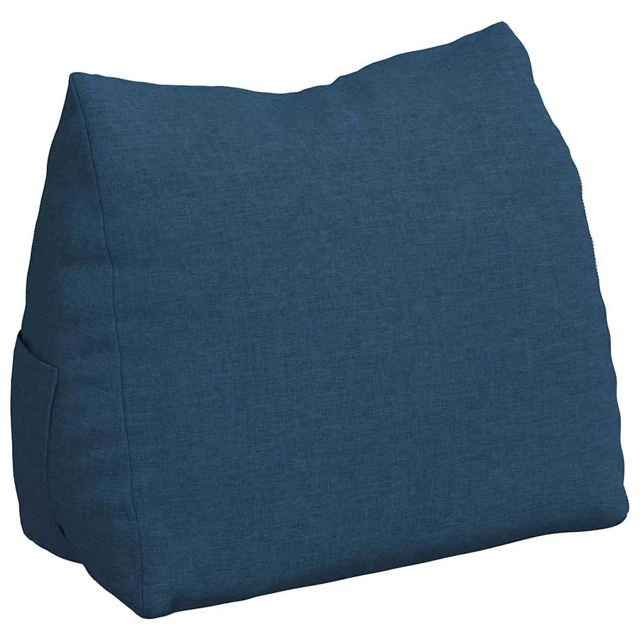 Coussin de Dos Bleu 45 x 20 x 35 cm tissu - 2