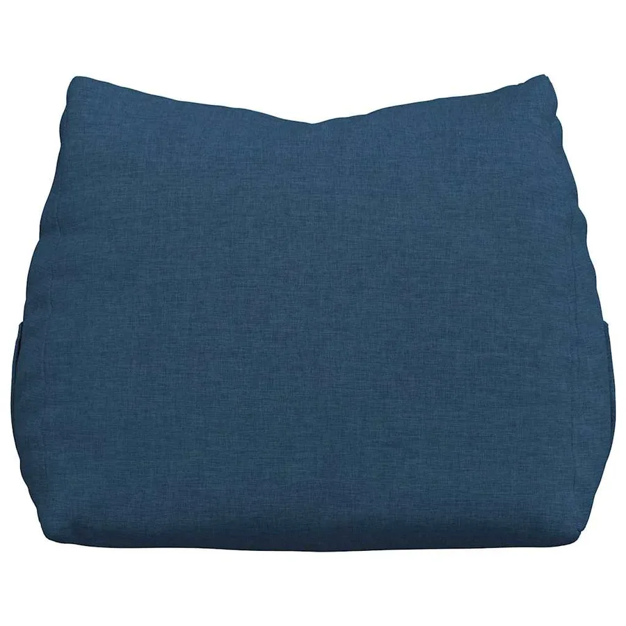 Coussin de Dos Bleu 45 x 20 x 35 cm tissu - 6