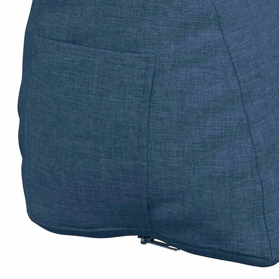 Coussin de Dos Bleu 45 x 20 x 35 cm tissu - 9