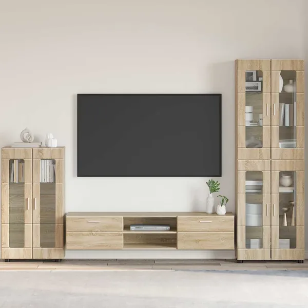 Buffet FLORIN Chêne Sonoma 55,5 x 29 x 100 cm Bois d'ingénierie