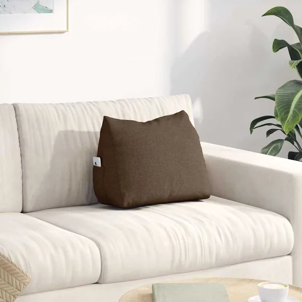 Coussin de Dos Marron 45 x 20 x 35 cm tissu
