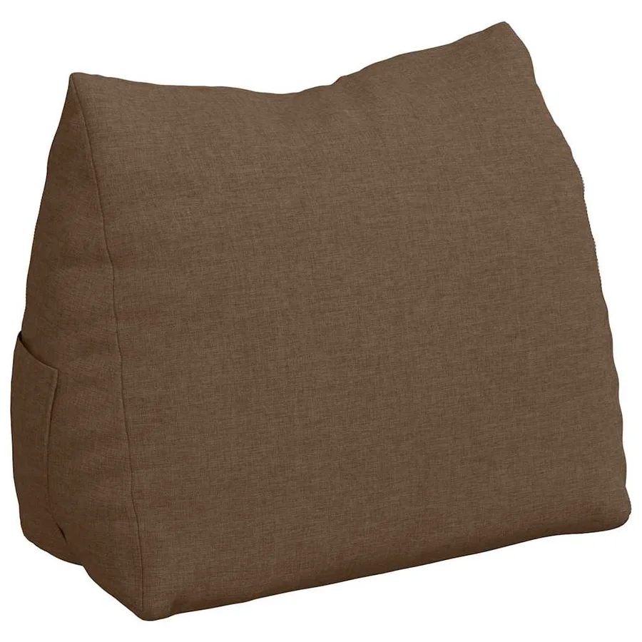 Coussin de Dos Marron 45 x 20 x 35 cm tissu - 2