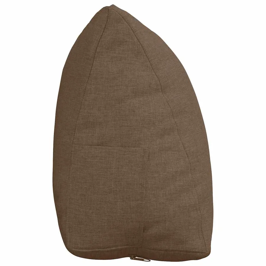 Coussin de Dos Marron 45 x 20 x 35 cm tissu - 7