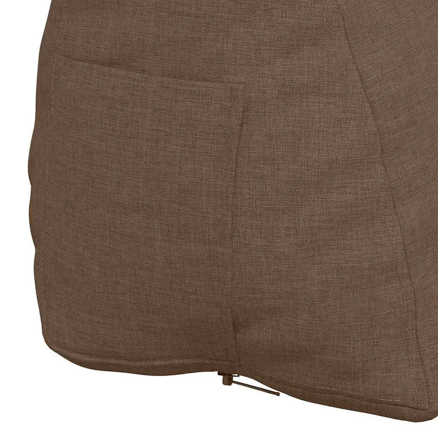 Coussin de Dos Marron 45 x 20 x 35 cm tissu - 9