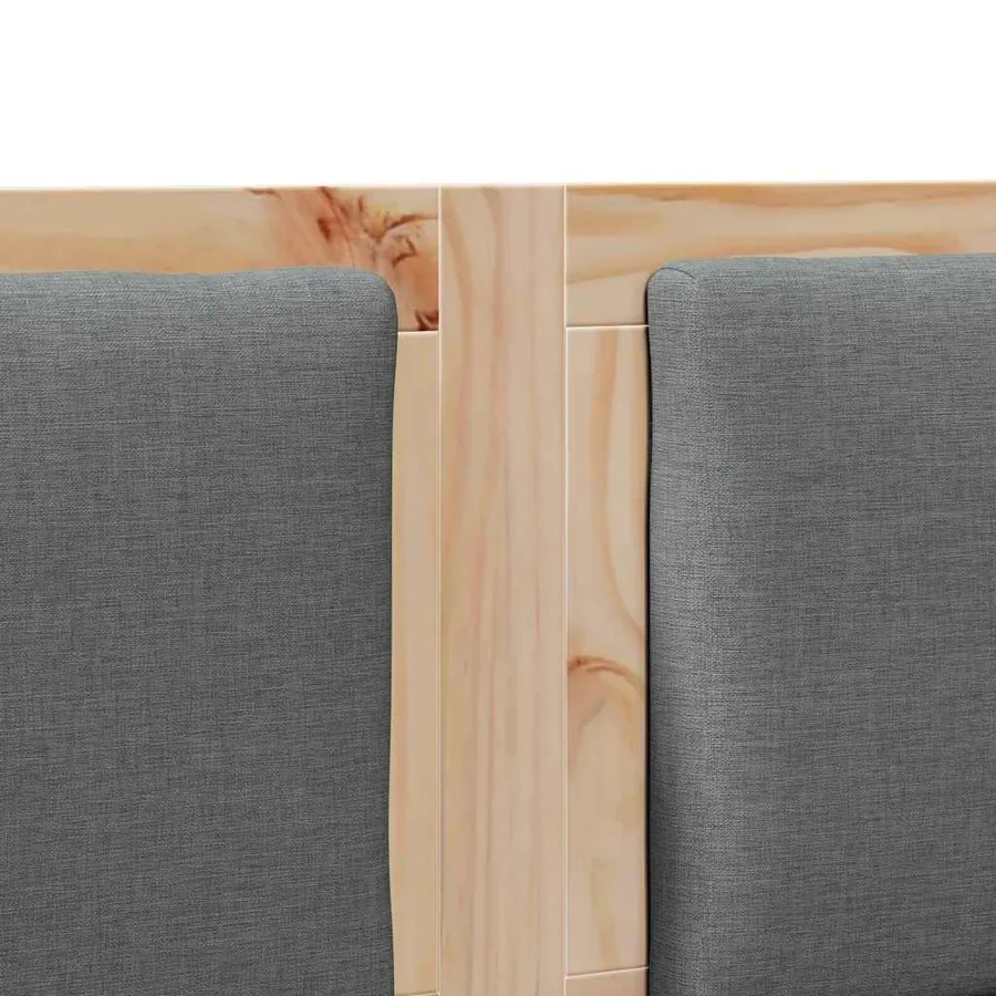Tête de lit Autre Marron 180 cm Bois massif en pin - 7