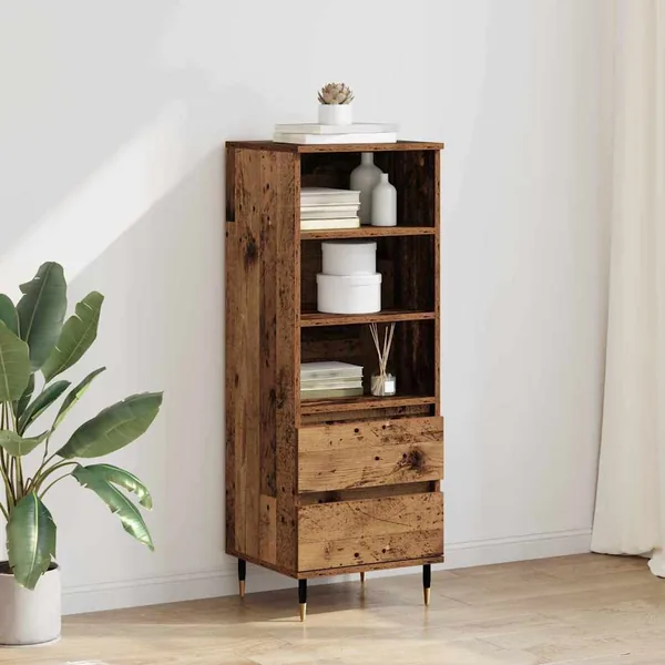 Haut Armoire Bois Ancien 40 x 36 x 110 cm Bois d'ingénierie
