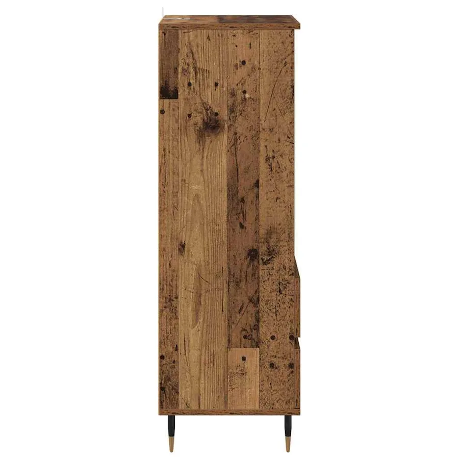 Haut Armoire Bois Ancien 40 x 36 x 110 cm Bois d'ingénierie - 7