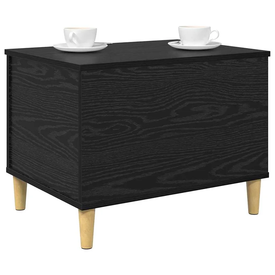 Cabinet de chevet Chêne noir 60 x 44,5 x 45 cm - 3