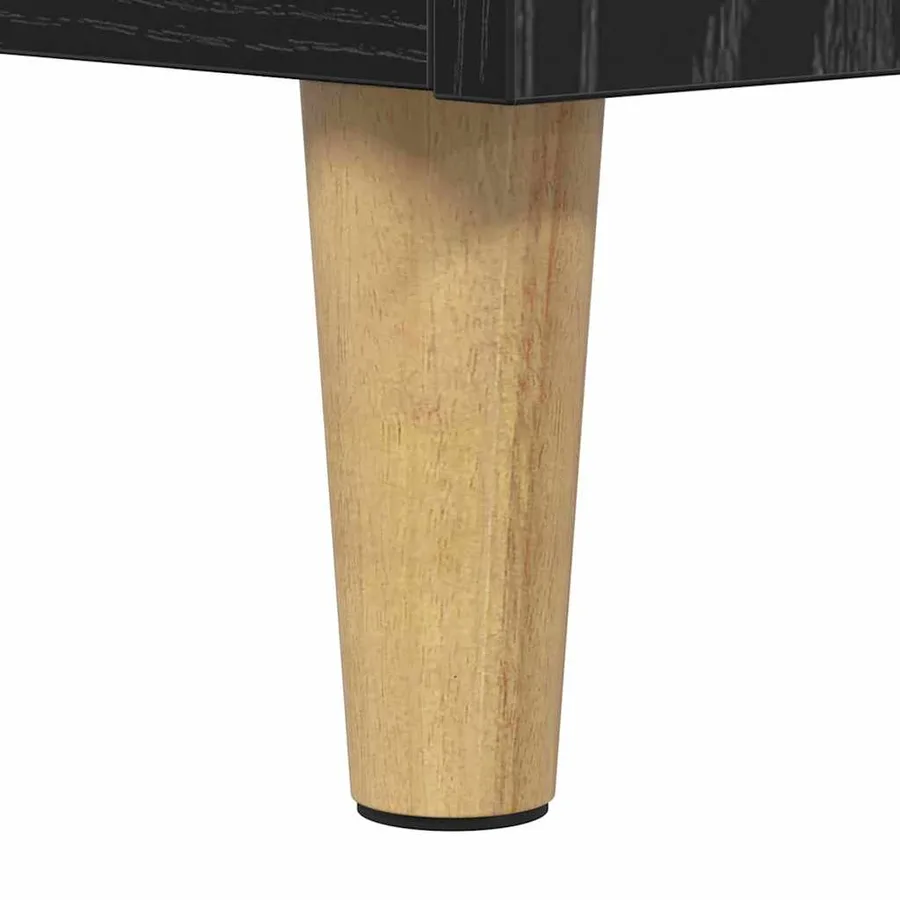 Cabinet de chevet Chêne noir 60 x 44,5 x 45 cm - 9