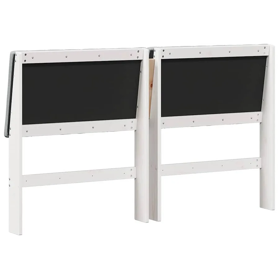 Tête de lit capitonnée Gris clair 150 cm Pin massif - 6
