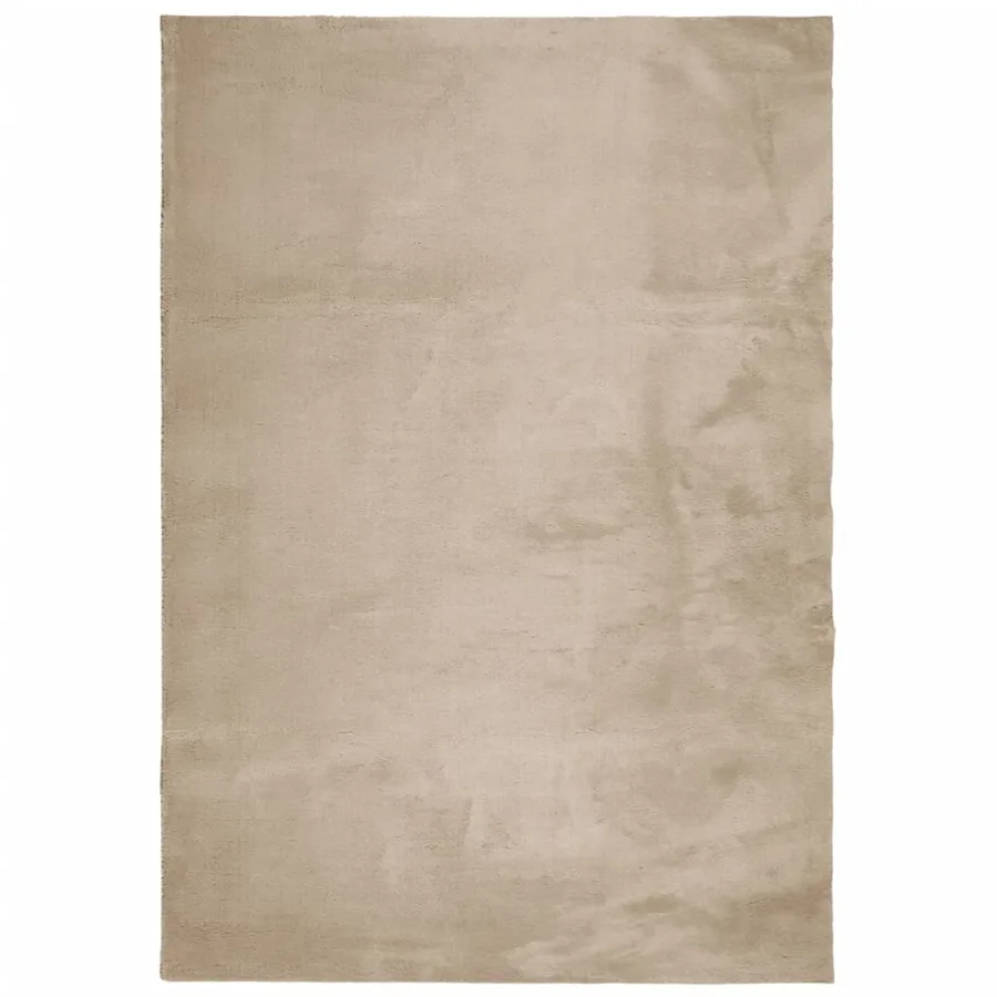 Tapis HUARTE à poils courts doux et lavable sable 140x200 cm - 2