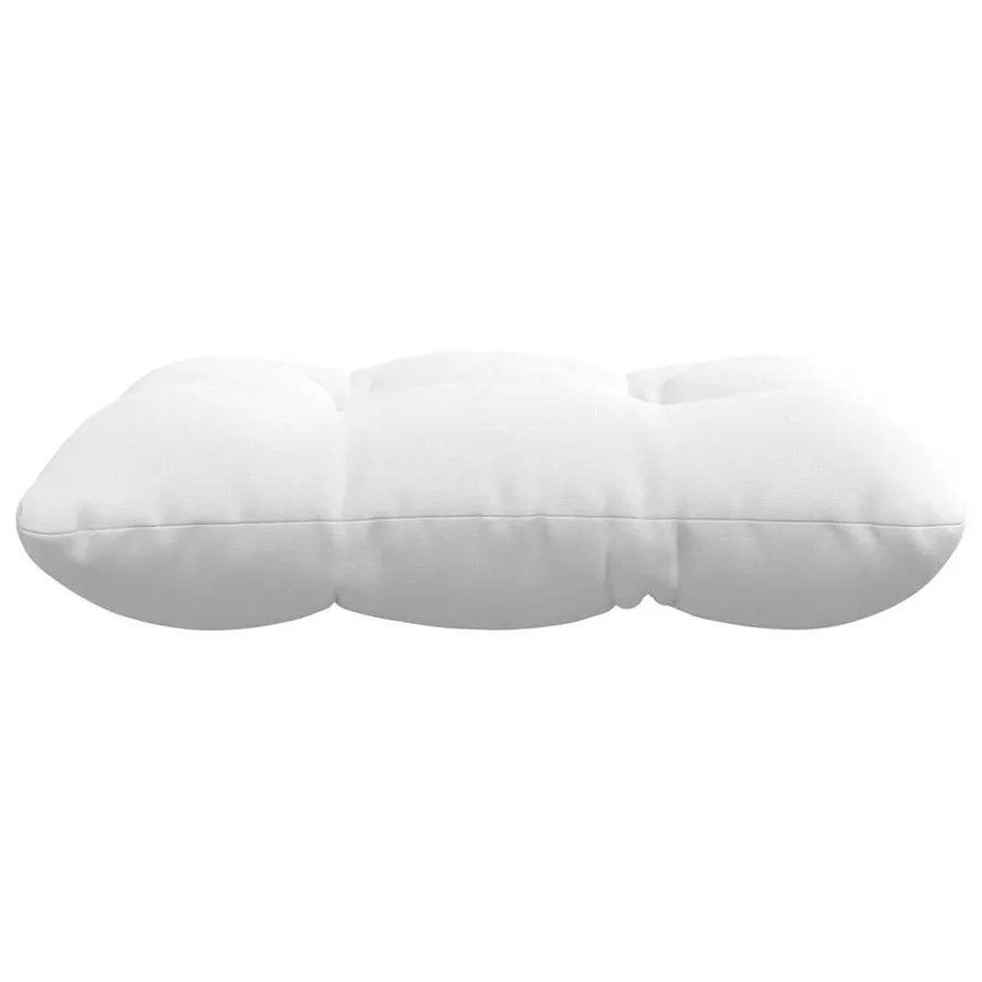 Coussins de siège 4 pcs Blanc 40 x 40 x 12 cm tissu - 6