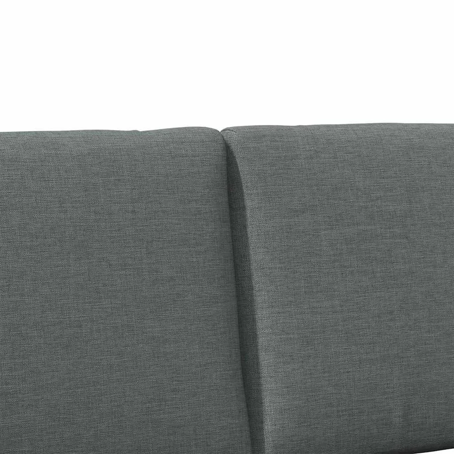 Tête de lit capitonnée Gris foncé 135 cm Pin massif - 7