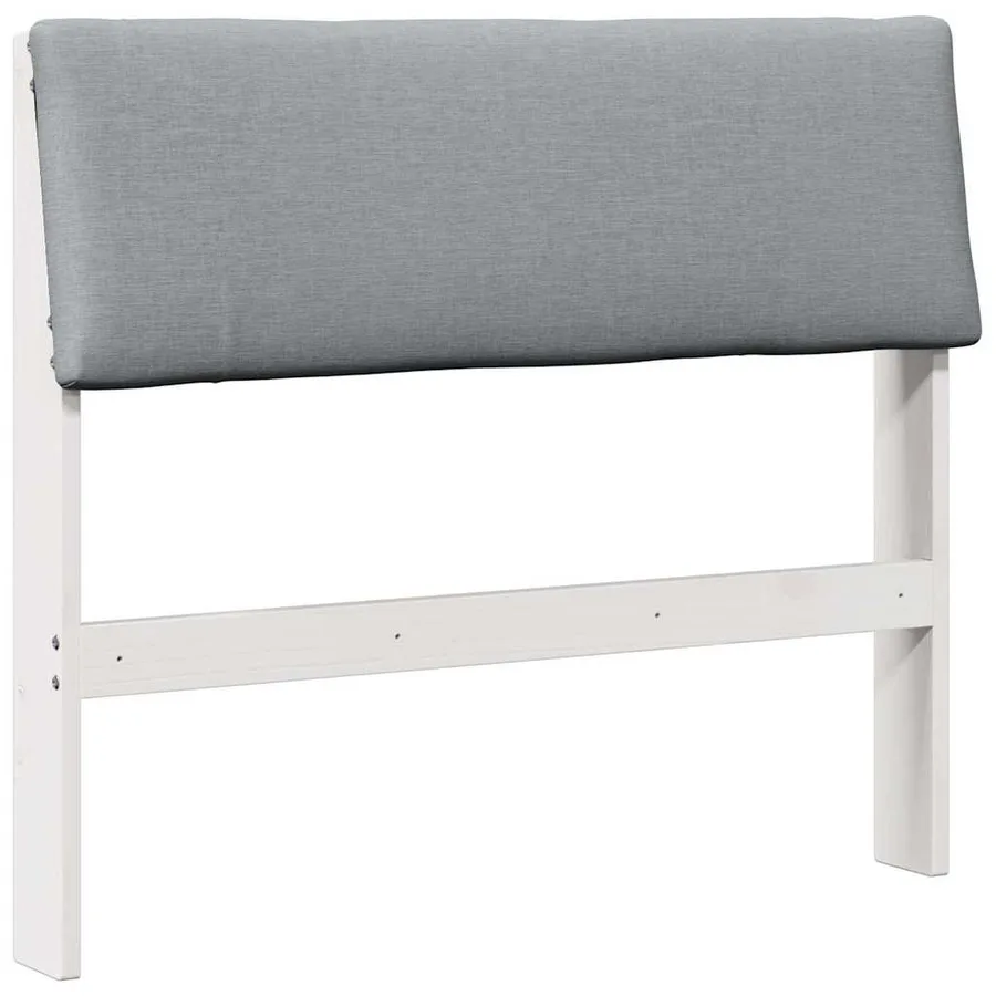 Tête de lit capitonnée Gris clair 100 cm Pin massif - 2