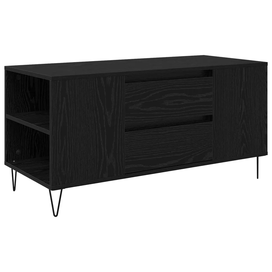 Table basse Chêne noir 102 x 44,5 x 50 cm Bois d'ingénierie - 2