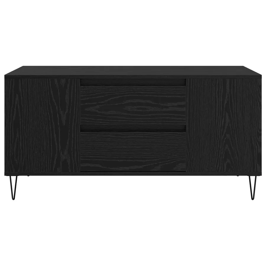 Table basse Chêne noir 102 x 44,5 x 50 cm Bois d'ingénierie - 6