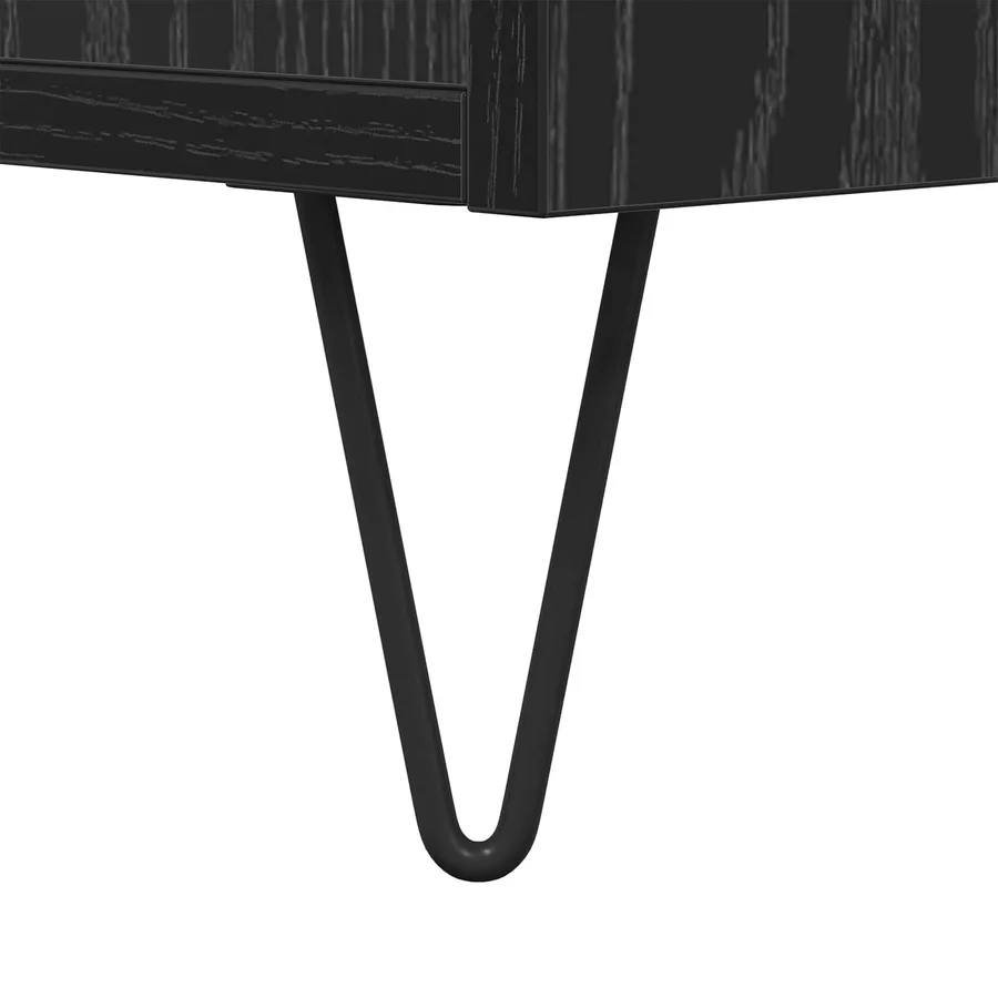 Table basse Chêne noir 102 x 44,5 x 50 cm Bois d'ingénierie - 8