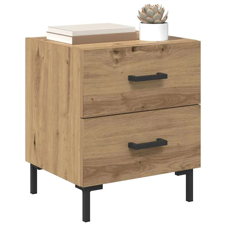 Cabinet de chevet Chêne artisanal 40 x 35 x 47,5 cm - 3