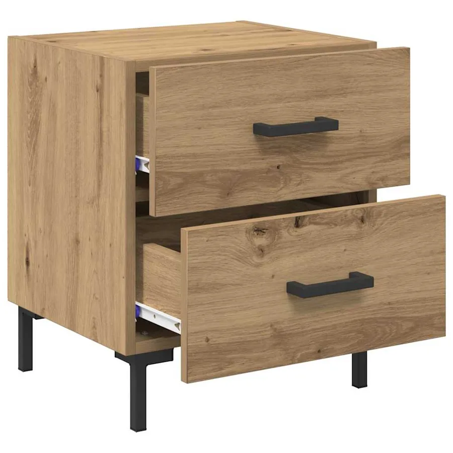 Cabinet de chevet Chêne artisanal 40 x 35 x 47,5 cm - 5