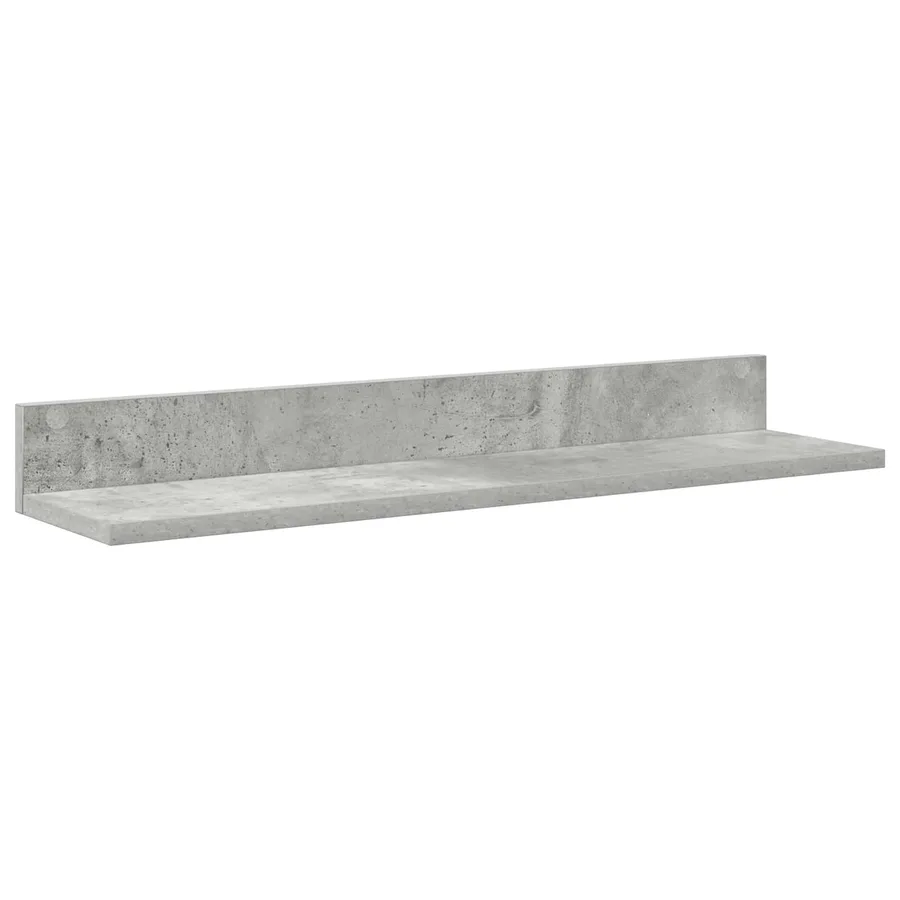 Ensemble meuble TV Gris béton Bois d'ingénierie - 5