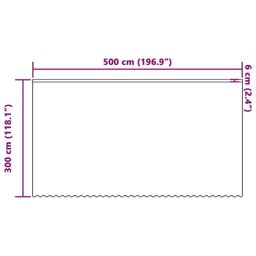 Rideau en Dentelle Floral Blanc 300 x 500 cm Polyester - 8