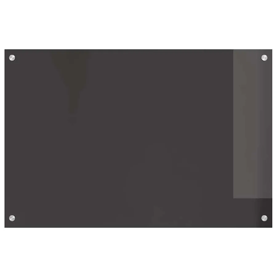 Crédence de cuisine 2 pcs Gris foncé 90 x 60 cm verre trempé - 4