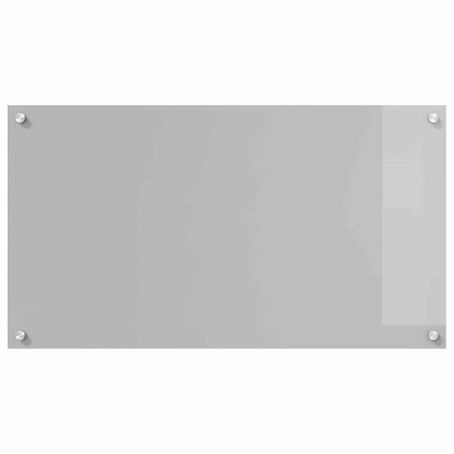 Crédence de cuisine 2 pcs Gris clair 90 x 50 cm verre trempé - 4