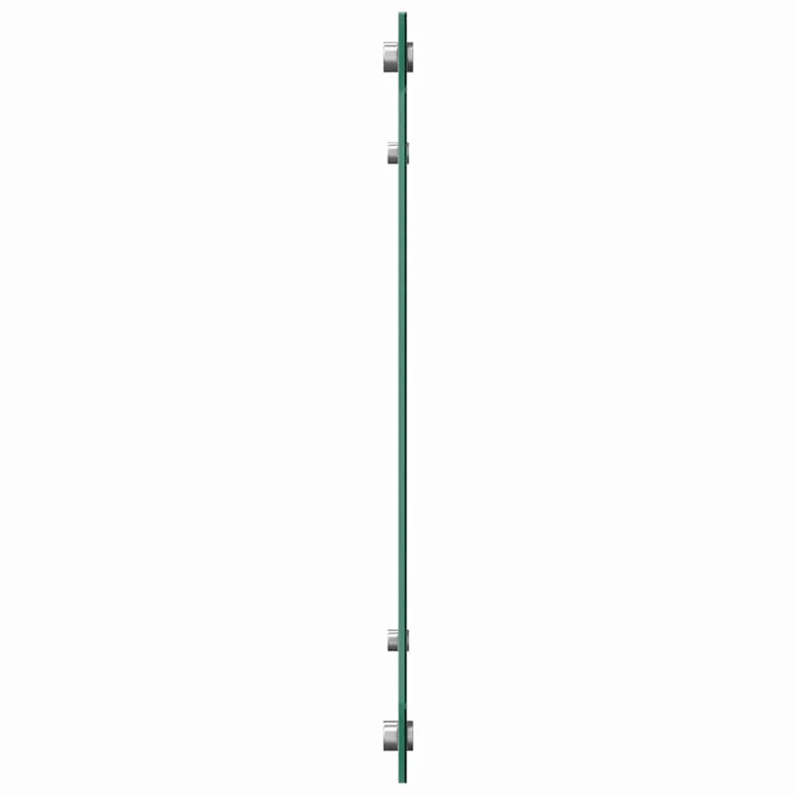 Crédence de cuisine 2 pcs Gris clair 90 x 50 cm verre trempé - 5