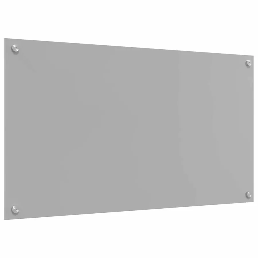 Crédence de cuisine 2 pcs Gris clair 90 x 50 cm verre trempé - 6