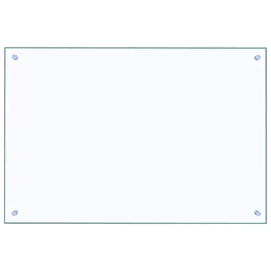 Crédence de cuisine 2 pcs Transparent 90 x 60 cm verre trempé - 4
