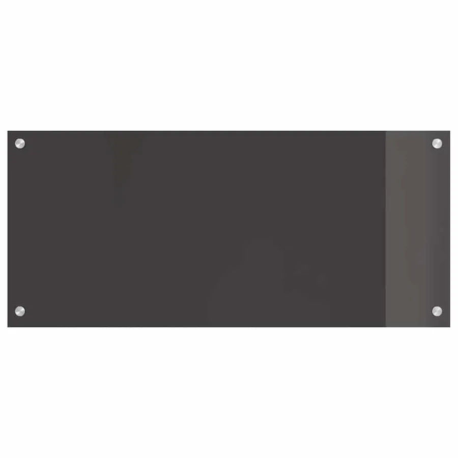 Crédence de cuisine 2 pcs Gris foncé 90 x 40 cm verre trempé - 4