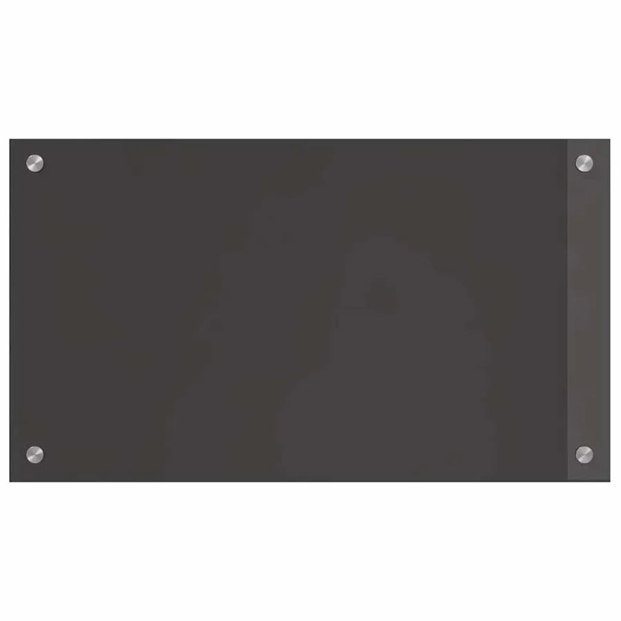 Crédence de cuisine 2 pcs Gris foncé 70 x 40 cm verre trempé - 4